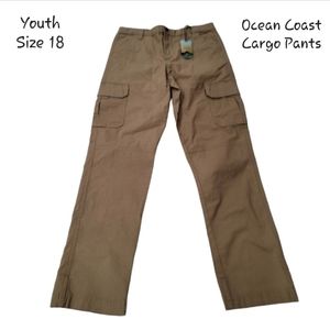 Ocean Coast Active Cargo Pants Youth Size 18 Average